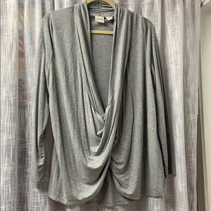 Twist knitted pullover